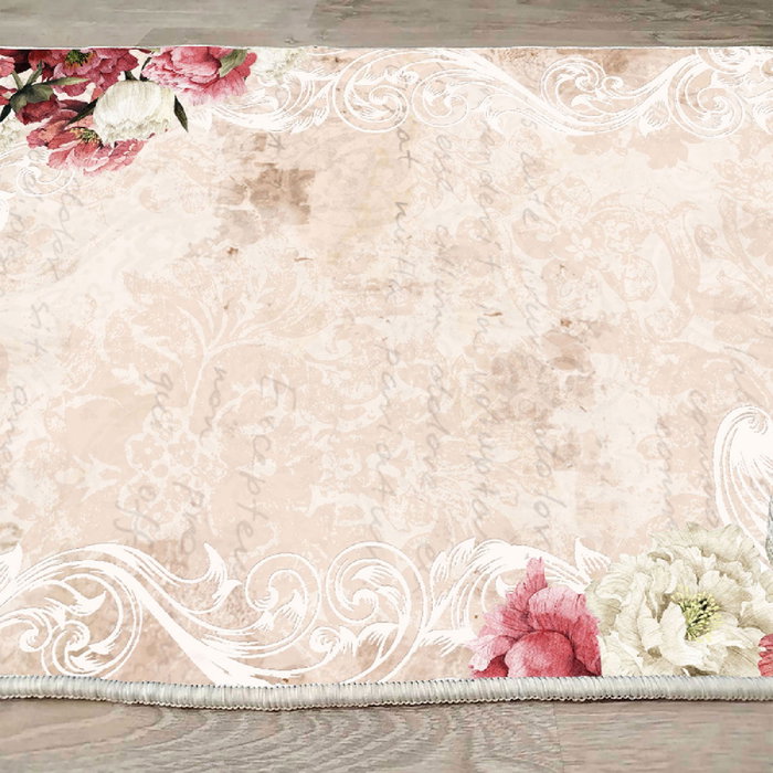 Conceptum Els1814 Alfombra de Terciopelo Multicolor 80 x 120 cm